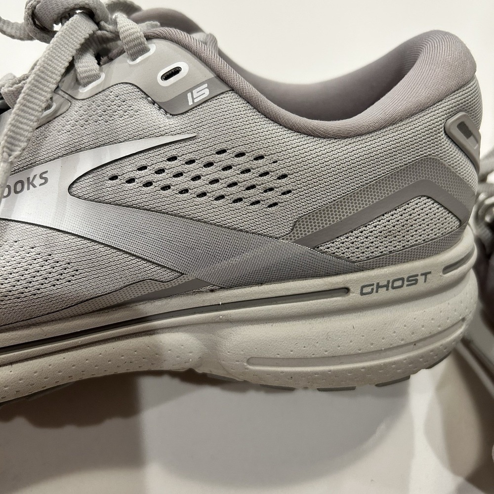 Brooks Ghost 15 Women's 9 D Wide Running Sneakers Shoe Athletic 1203801D112 Grey - Picture 7 of 12